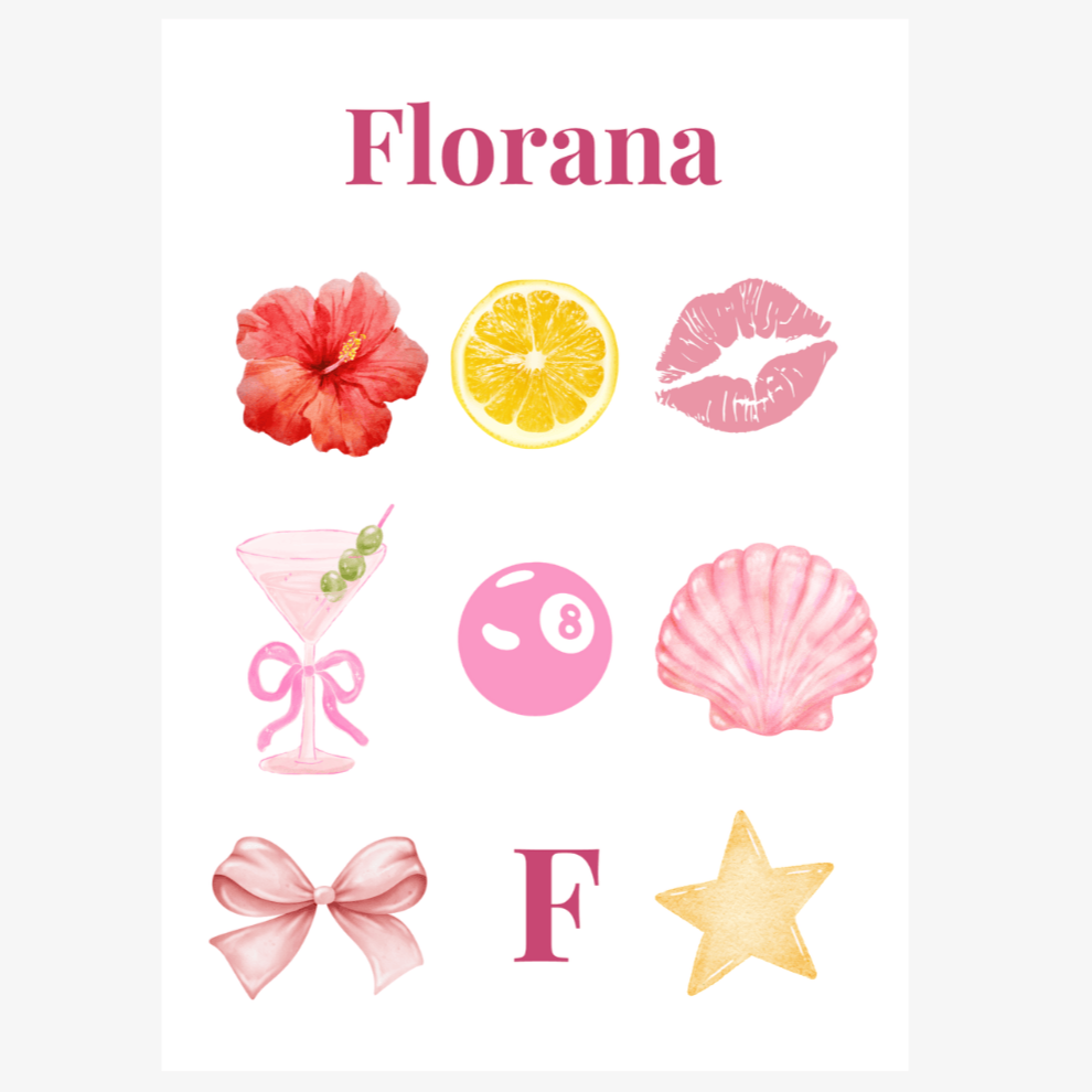 Sticker Sheet - Florana