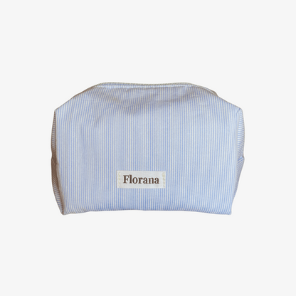 Blue Cloud - Sky Blue Makeup Pouch - Florana